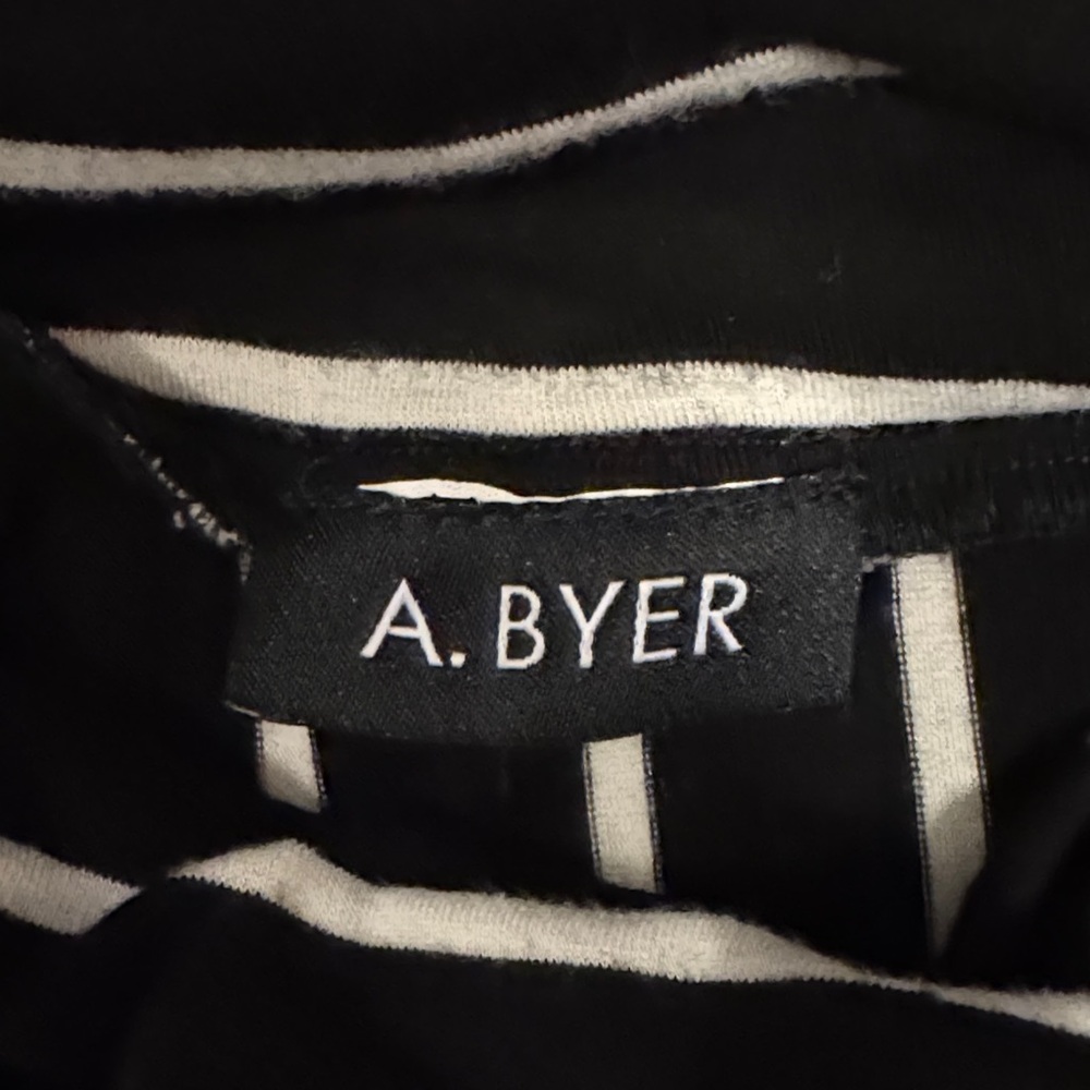 A. Byer Black and White Maxi Skirt - Picture 4 of 7